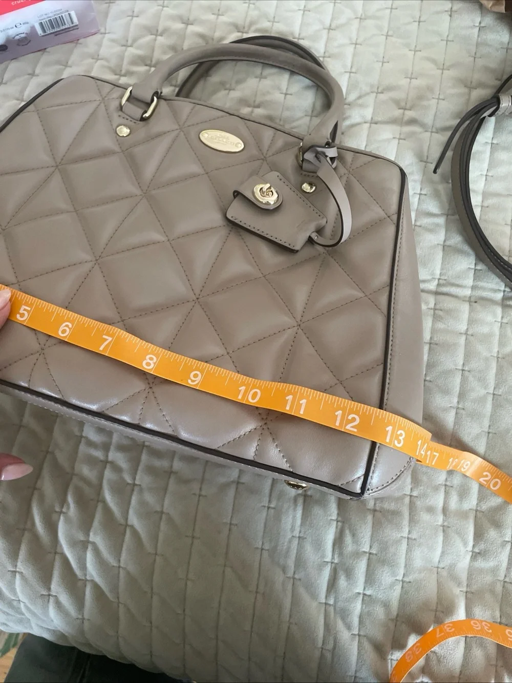 Coach structured quilted